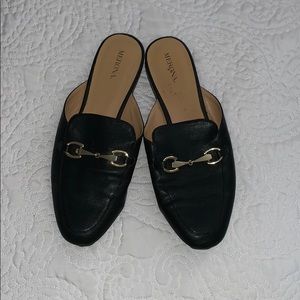 Merona black loafers